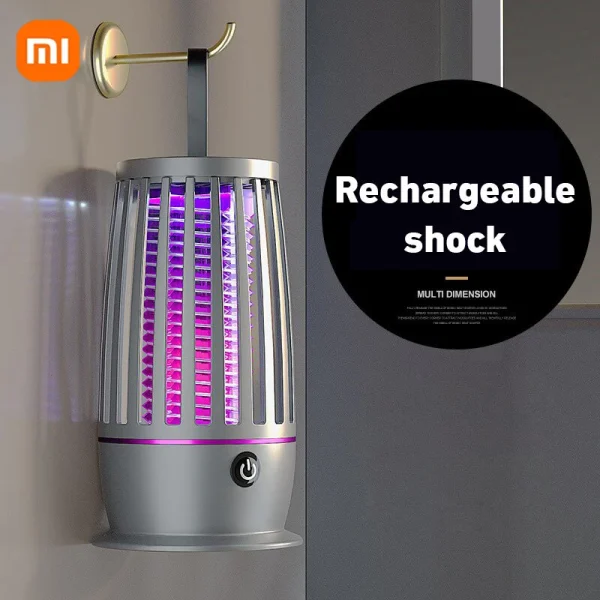 Xiaomi-Lámpara antimosquitos portátil, repelente de mosquitos, calentador, trampa para moscas, mata insectos eléctrico silencioso, recargable por USB para interiores