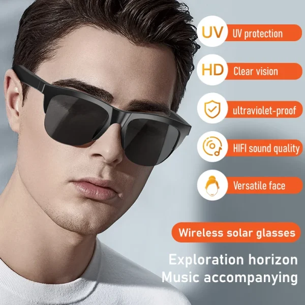 Xiaomi gafas inteligentes gafas de sol al aire libre Bluetooth5.3 llamada auriculares para deportes al aire libre impermeable Anti-UV hombre mujer gafas de sol 2025