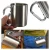 Taza de acero inoxidable de 220Ml para acampar, viajar al aire libre, taza con mango, mosquetón, escalada, mochilero, senderismo, tazas portátiles