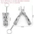 Cuchillo de bolsillo multiherramienta plegable, alicates, Mini portátil, plegable, caza al aire libre, supervivencia, rescate, táctico, herramienta de reparación multiusos